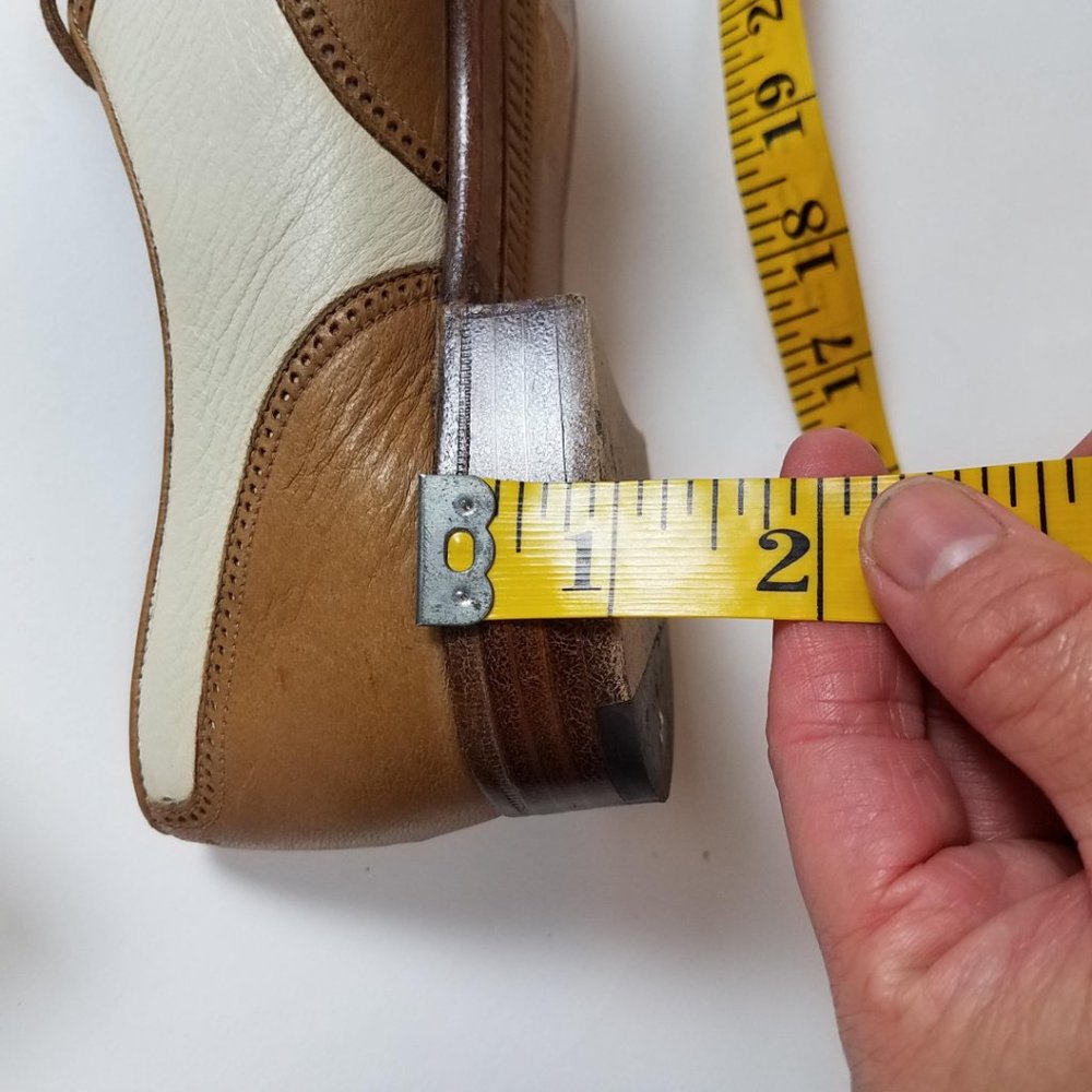 Gary's International Oxfords Flats Sz 7.5 Brown - Picture 9 of 10